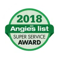 Angie's list award for exceptional service in Geo.
