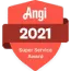 Anggi wins the 2021 super service award in Geo.